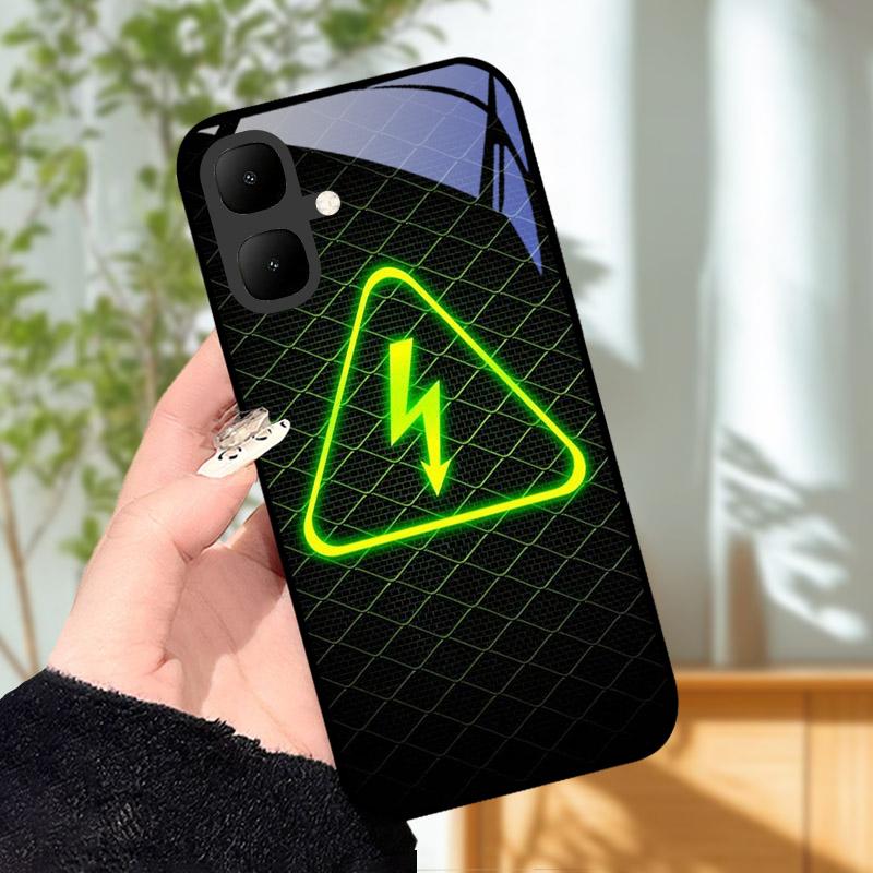 Для Infinix Smart 10 X6725 Чехол Закаленное Стекло Ударопрочная Задняя Крышка Чехлы Для Телефона Для Tecno Pop 10 Защитный Чехол Для Камеры Fundas