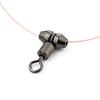 Portable Durable Stainless Steel Solid Rings Tackle Fishing Rolling Swivels Connector Ball Bearing