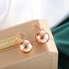Wedding Gifts Jewelry Women Big Round Ball Drop Earrings Earrings Dangle Earrings Ear Buckle