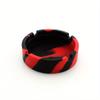1pc, Portable Silicone Ashtray - Durable, Heat-Resistant & Easy-Clean, Luminous Tie-Dye Design for Home, Car, and Travel Use