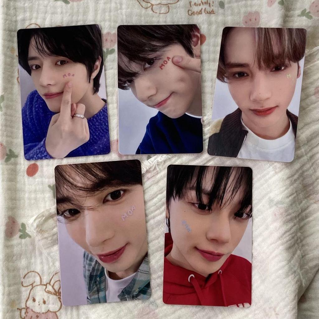 [USED] TXT Moazone Japan Tour FC Trading Cards All 5-Piece Set