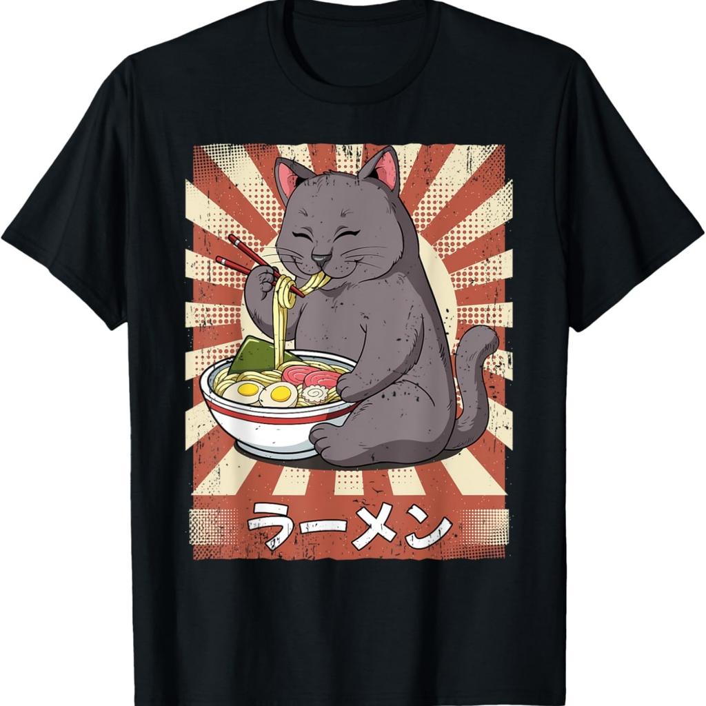 Ramen Cat Noodle Soup Ramen T-Shirt