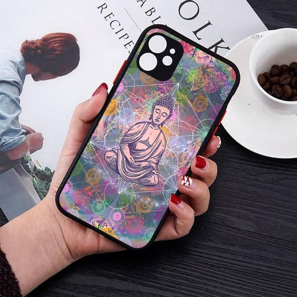 Чехол для телефона Йога для iPhone 14 11 12 13 Mini Pro Max 8 7 Plus X XR XS MAX Полупрозрачная матовая крышка