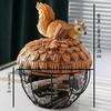 Креативная корзина-курица из кованого железа для яиц, чеснока, фруктов, закусок и кухонного декора