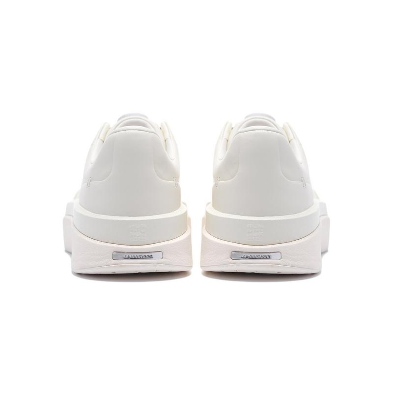 Li-Ning 1990 Xuanji Sports Fashion Shock Absorbing Wear Resistant Height Increasing Low Top Casual Shoes Men Casual Shoes White ALHV007-2