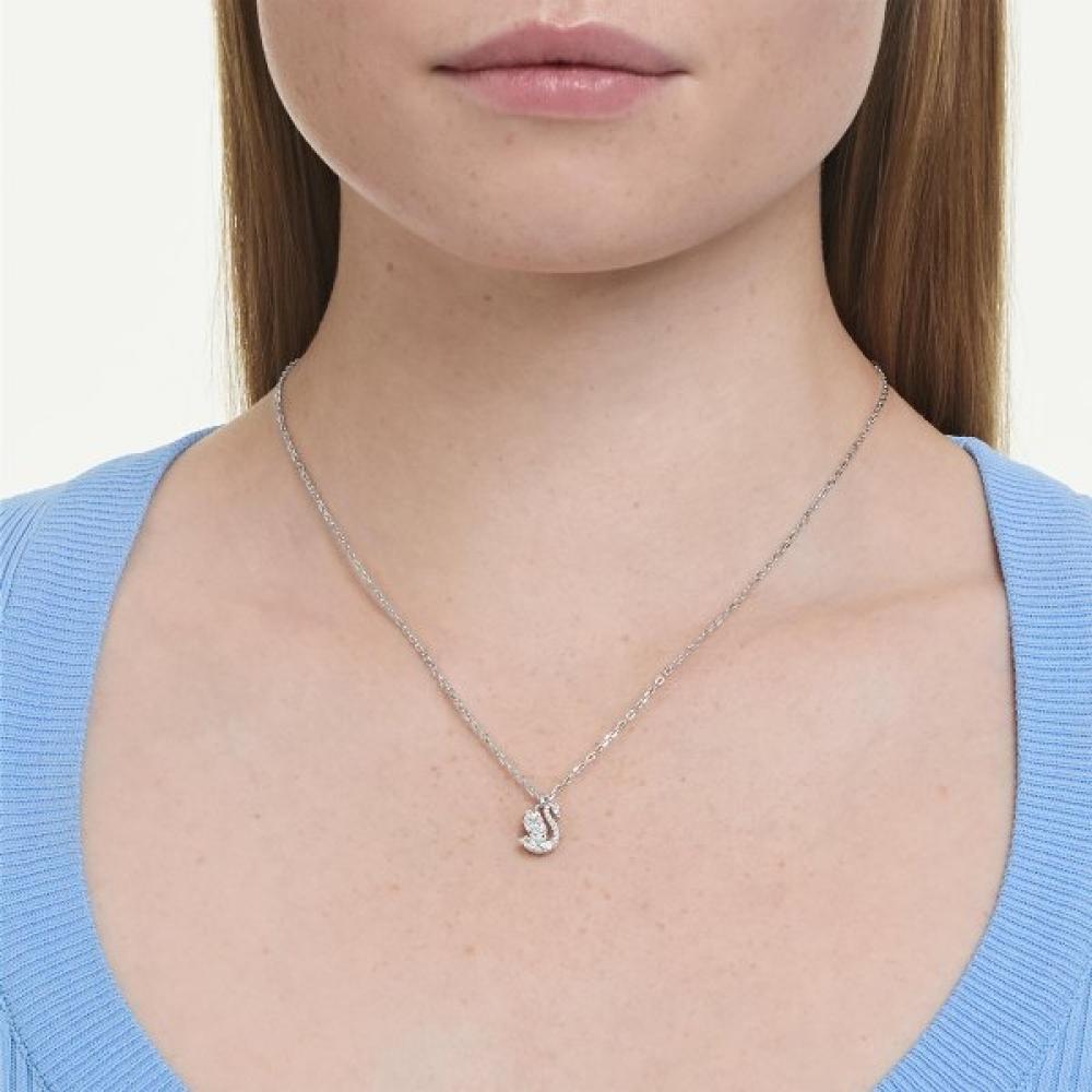Swarovski Rhodium Necklace 5754347