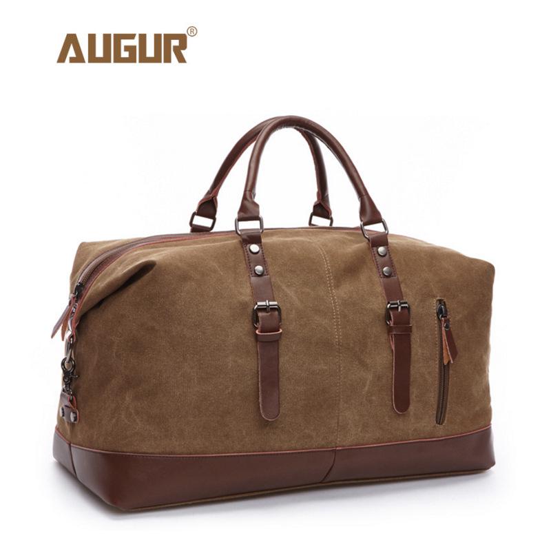 Unisex Large Capacity Canvas Travel Bag: Convertible Handbag, Shoulder Bag, Crossbody & Luggage for Casual Use.