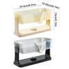Suction Cup Kitchen Sink Storage Rack Save Space Quick Dry Sponge Self-draining Tray Waterproof Automatic Drainage