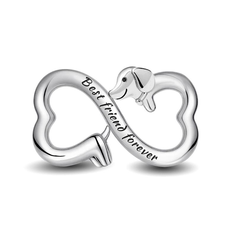 Медь Милый Пес Бабочка Капибара Осьминог Шармы Бусины Подходят Оригинальный Пан Браслет Бангл Высокое Качество DIY Ювелирные Изделия