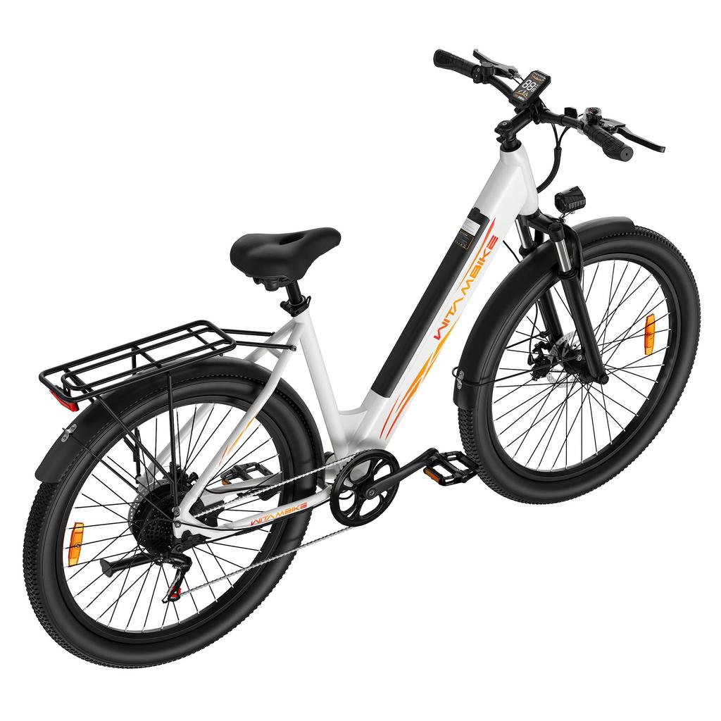 WITAMBIKE W28 Electric Bike Power Through City Streets and Trails with 250W Motor, 36V 20Ah Battery 25 Km/h Top Speed and 120 KM Range