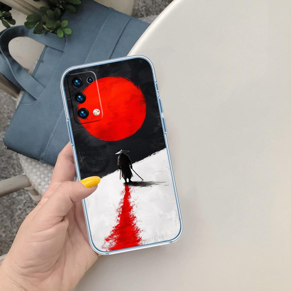 CJ70 Japan Samurai Soft Shell Transparent Phone Case for Motorola Moto Edge 20 30 40 50 S30 Fusion Ultra Pro Neo Lite + G200 G23