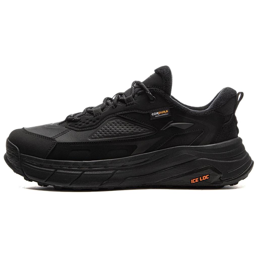 Li Ning Xingtu 2 LOW Амортизация Скользкая Устойчивая к истиранию Термовозврат Низкие Повседневная Обувь Унисекс Черный AGLV171-1