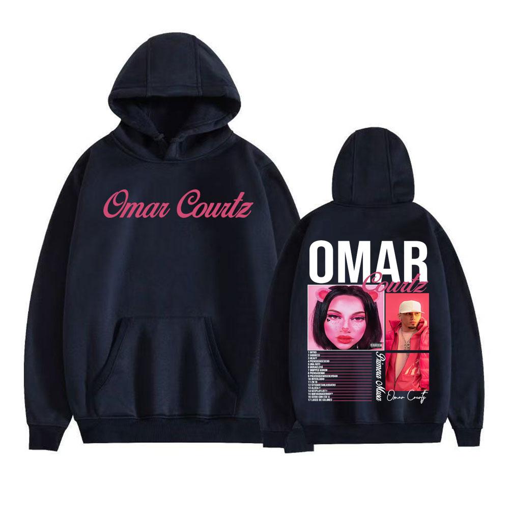 Rapper Omar Courtz Primera Musa Tour Cover Hoodies Men Women Clothing Retro Aesthetic Sweatshirts High Quality Bodywarmer Hoodie