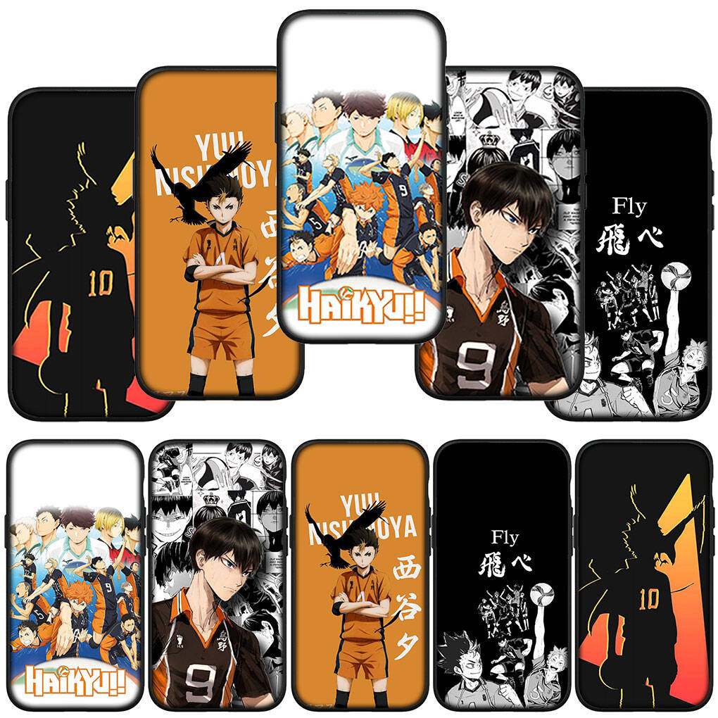 Phone Case for iPhone 17 16 15 Plus XR Huawei P30 P20 Lite Redmi Note 14 12 11 13 Pro Max OPPO A60 A80 A40 A18 A38 Shoyo Hinata Haikyuu Karasuno Cover