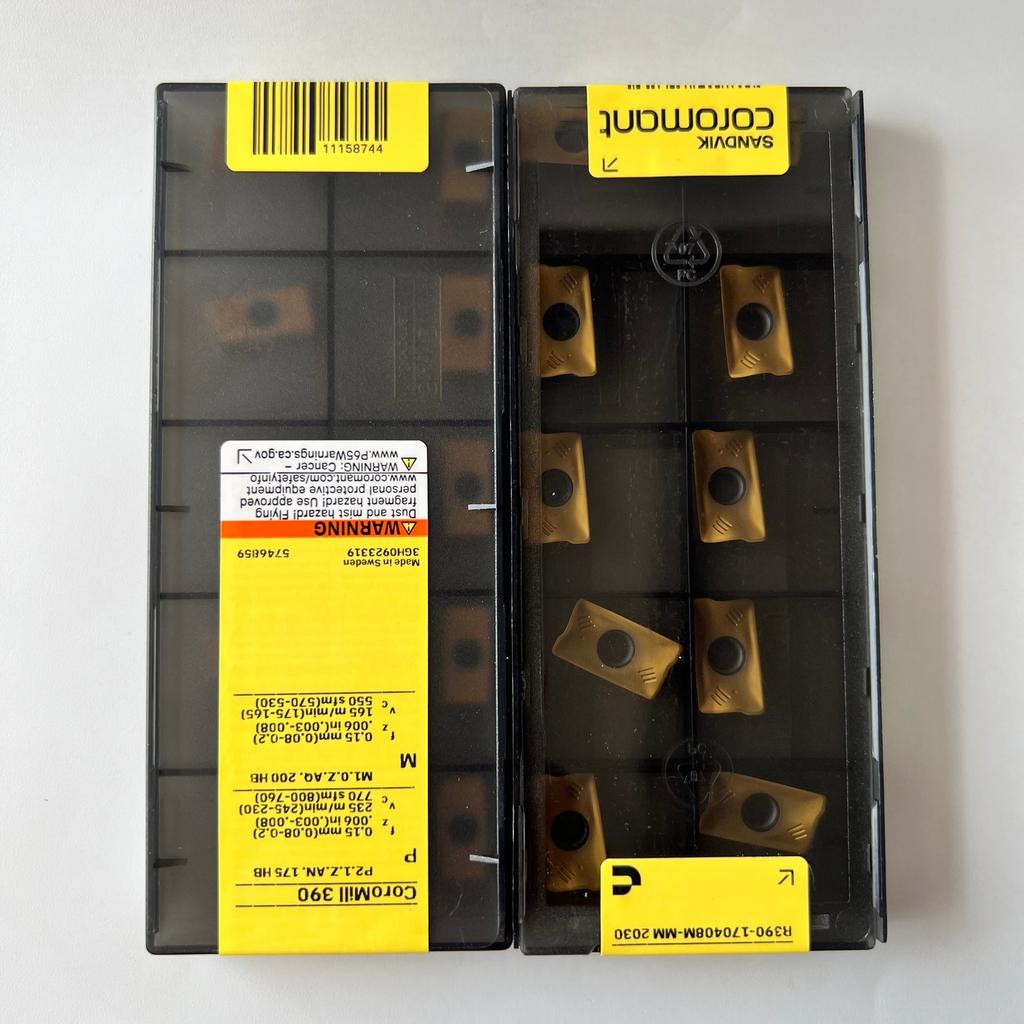 SANDVIK / R390-170408M-MM 2030 / Original Swedish hard alloy blade 10 Pcs