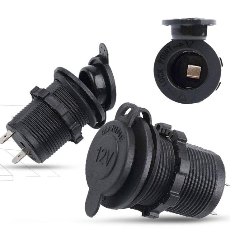 1-10 шт. 12 В автомобильная розетка с гнездом для зарядки, водонепроницаемый адаптер для зарядки для автомобиля, лодки, мотоцикла, трактора, розетка