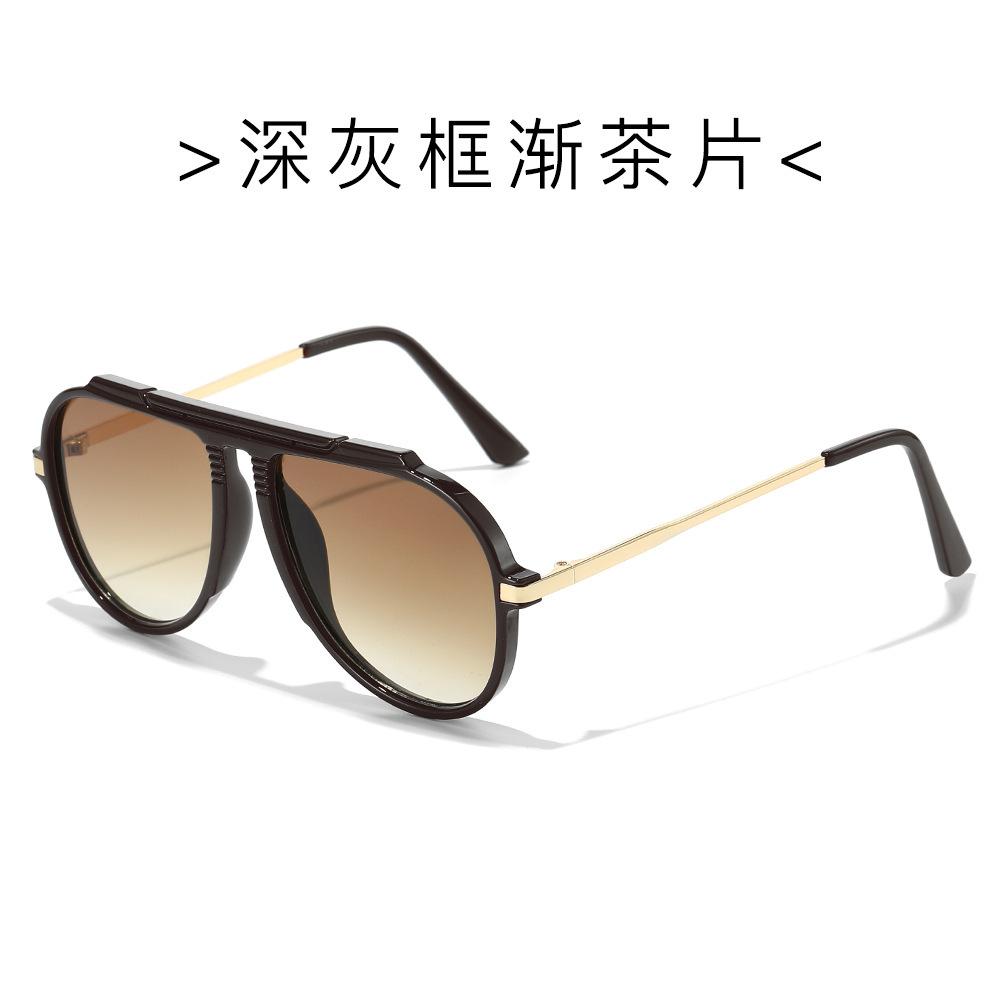 Personalized box sunglasses, new European and American retro fashion trendy driving UV-proof sunglasses