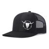 Unisex Printed Bull Mesh Baseball Cap Sun Protection Breathable Adjustable Hat Outdoor