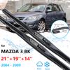 2x для Mazda 3 Mazda3 BK MK1 2004 2005 2006 2007 2008 2009 комплект передних и задних щеток стеклоочистителя аксессуар для чистки лобового стекла