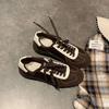 Retro German Training Shoes Women's Autumn 2025 New Fashion Versatile Color Matching Sports Leisure Lightweight Non-slip White Shoes