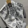 Retro red gray Pesley! Silk wool scarf women's winter warmth silk square scarf shawl scarf dual-purpose