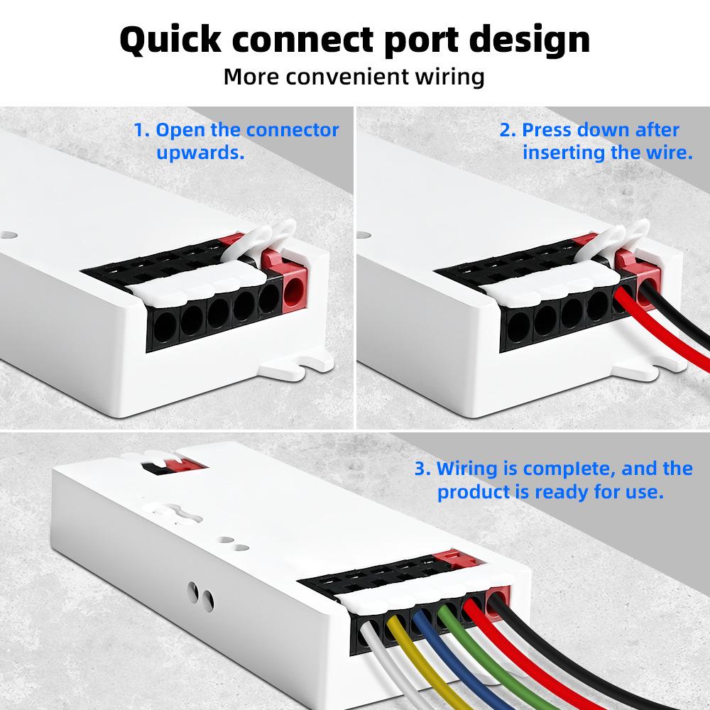 Zigbee 3.0 RGB/RGBW/RGBCCT 3-в-1 Контроллер 20А для Диммируемых Светодиодных Лент, Совместим с Hue