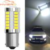 Белый 1156 BA15S 1157 BAY15D H7 P21 5W 5630 33SMD Автомобильный светодиодный номерной знак стоп-сигнал задние фонари поворотник задний фонарь DRL