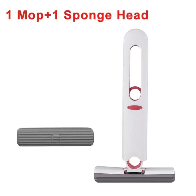 Powerful Squeeze Mini Mop Folding Home Cleaning Mops With Sponge Self-squeezing Floor Washing Mops Desk Window Car Clean Tools