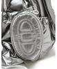 Athe Vanessabruno [Ruban] Glossy Gray Ribbon Backpack And Shoulder Bag Mini Aaba6E940G2