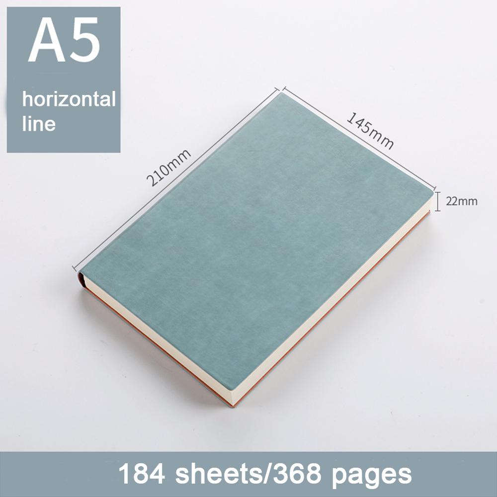 (Free Logo Engraving) A5 Soft Leather Blank Notebook, Solid Color Notepad, Business Meeting Record Book, Student Diary, Travel Log