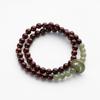 Unisex 8mm Bracelet, Wooden / Cinnabar, Ethnic Style for Various Occasions