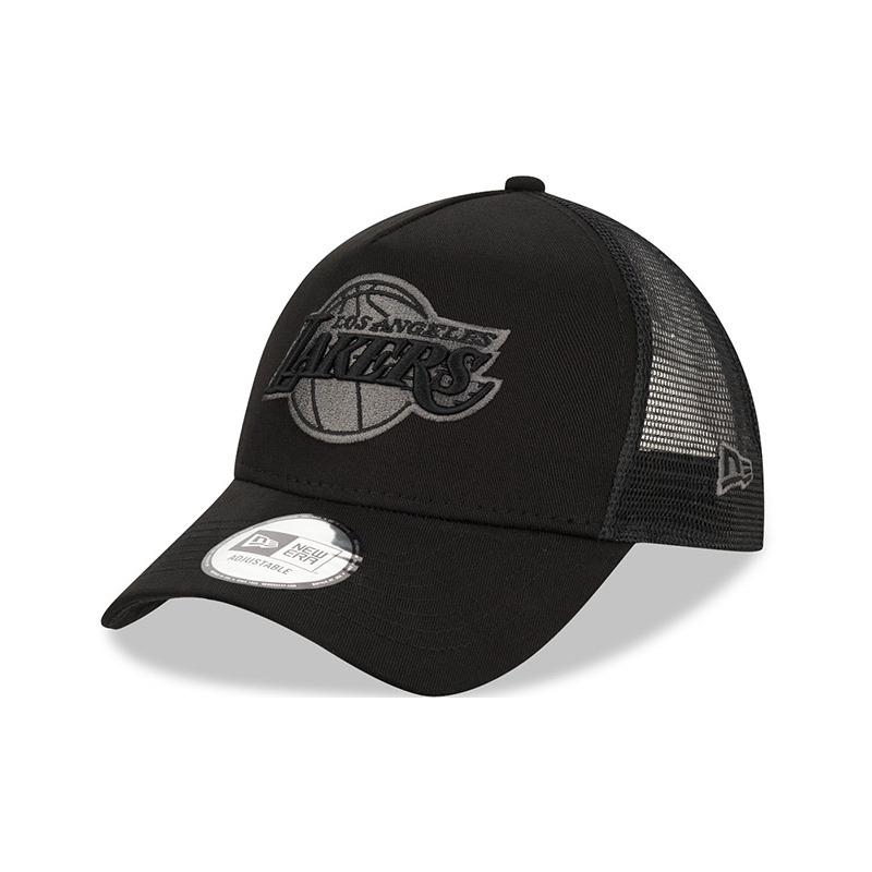New Era Mesh breathable curved brim, comfortable polyester fiber baseball cap, same style for men and women, couple style Los Angeles Lakers