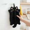 Strong Absorbent Kitchen Wipe Towel Cat Shaped Handkerchief Towel Cute Hand Wiping Cloth Kitchen