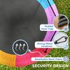 Tree Swing Seat 120cm Kids Saucer Swing With Adjustable Ropes And Tree Straps 300kg Capacity Multicolour