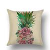 Tropical Fruit Painted Pineapple Linen Pillow Pillow Case Casual Comfortable Car Sofa Office Cushion Cover
