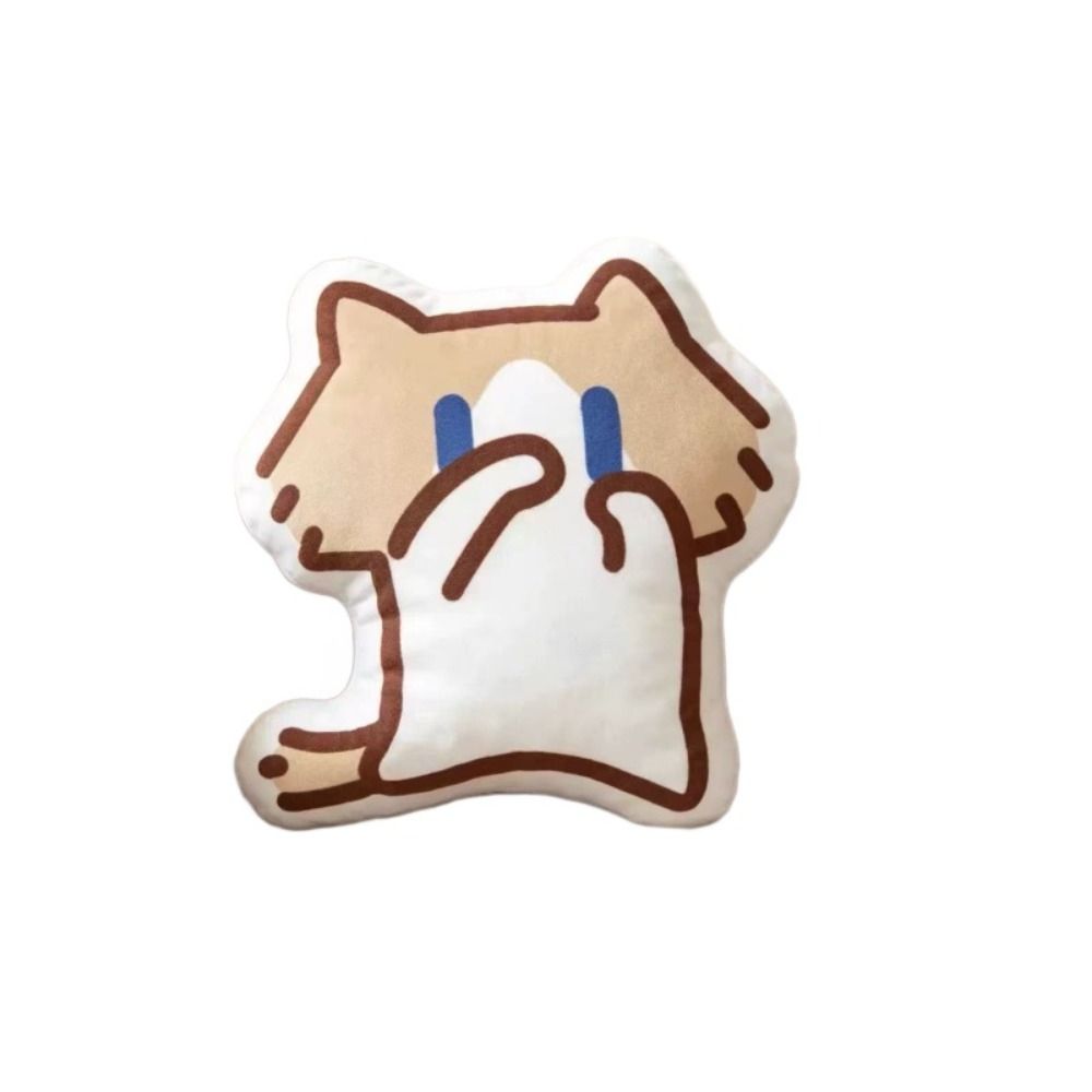 Sofa Decor Cat Plush Throw Pillow Home Ornament Cat Stuffed Pillow Student