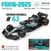 Ббураго 1:43 2025 F1 BWT Alpine Formula One Team #10 Пьер Гасли #43 Франко Колапинто Металлическая модель автомобиля литье под давлением Игрушка Коллекционная