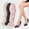 Эластичная спортивная стелька 4D для поглощения пота, предотвращения запаха, воздухопроницаемости, женского амортизирующего массажа, массажа пятки