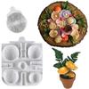 1 Pcs New Huge Mushroom Silicone Fondant Molds Wedding Cake Decorating Tools For Baking Chocolate Resin Molds(Color Random)