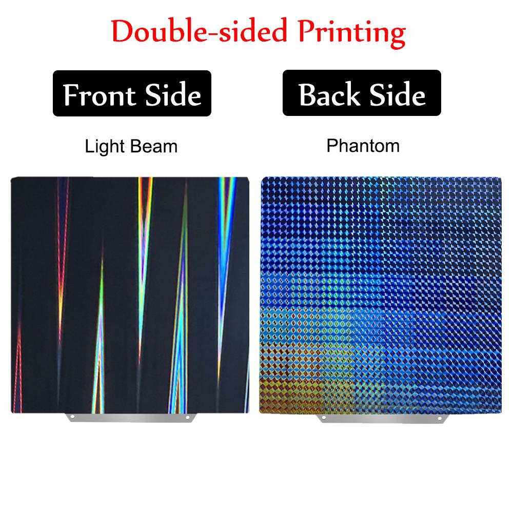 Magnetic Build Plate For Anycubic Kobra 2, Kobra 2 Neo/Pro PEI Sheet 230x230mm PEO PET Spring Steel Sheet for Aycubic Kobra 2