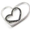 Les Trésors De Lily [J3087] - Серебряный кулон «Love Divine» чёрно-белый