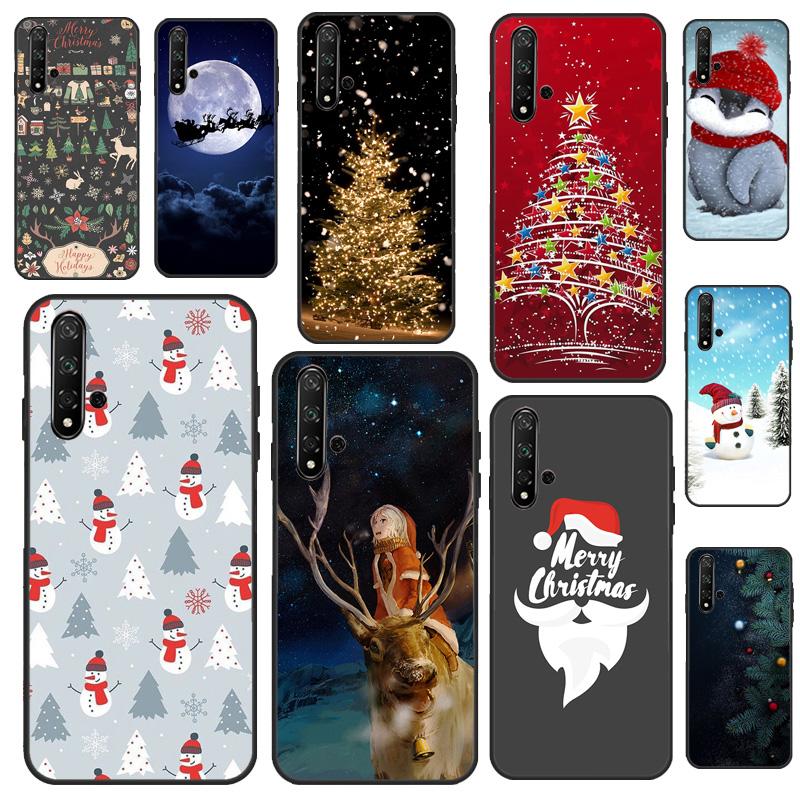 Чехол «С Рождеством» для Huawei P30 P20 P40 P60 Pro P Smart Nova 9 5T Honor Magic 5 Lite X8 X9a 50 70