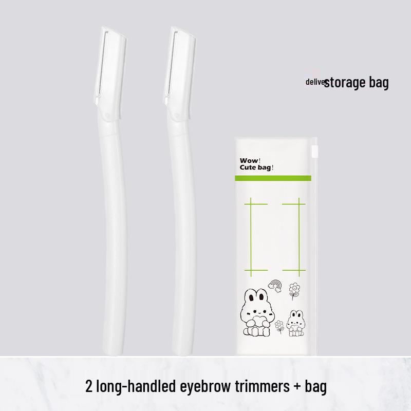 Набор триммеров для бровей из нержавеющей стали с лезвием безопасной бритвы