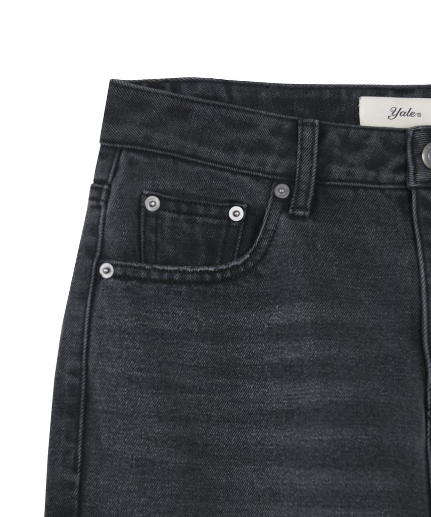 YALE Women'S Straight Denim Pants_Charcoal