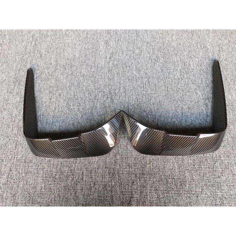 Dry Carbon Fiber Front Bumper Fog Lamp Cover Trims Body Kit for BMW G14 G15 G16 M Sport 2018-2021 Air Vents Decoration FRP