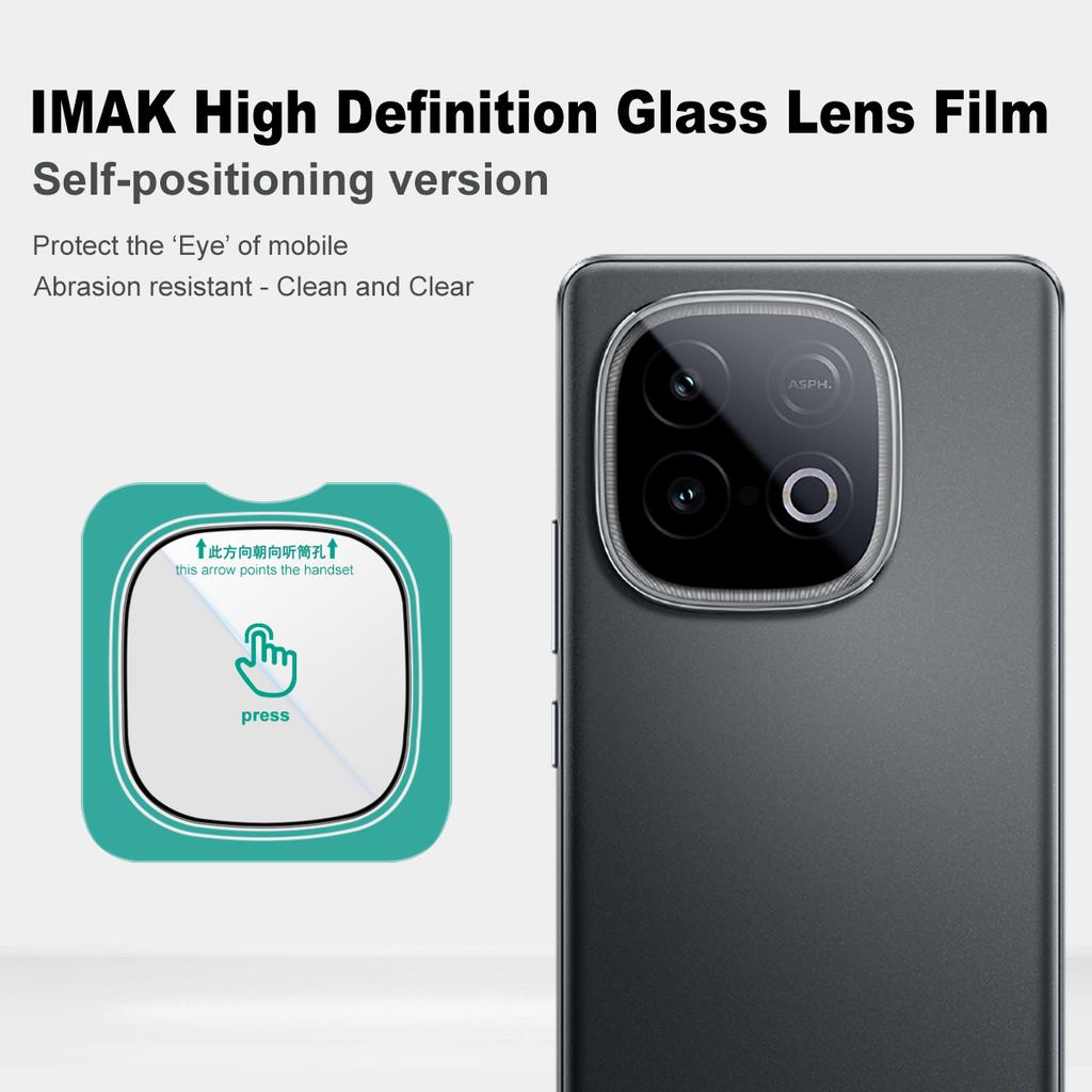 Для iQOO Z10 Turbo Pro 5G Glass IMAK High Definition Glass Lens Film Self-positioning Version