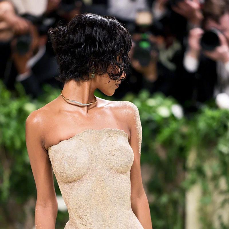 Tooxika Простой Личность Легкая Роскошь Темперамент Металл Неправильной Формы Лава Вспышка Бриллиант Воротник Чокер Ожерелье