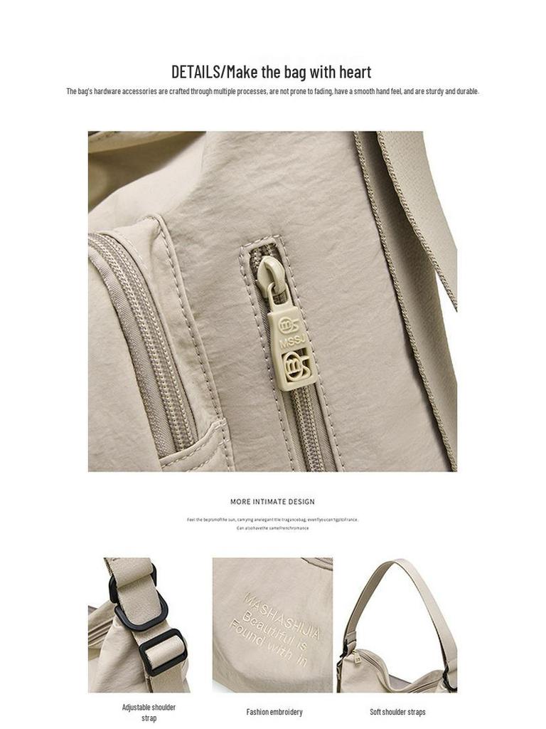 2025 Мода Японии и Южной Кореи Женская большая вместительная сумка через плечо и повседневный студенческий рюкзак