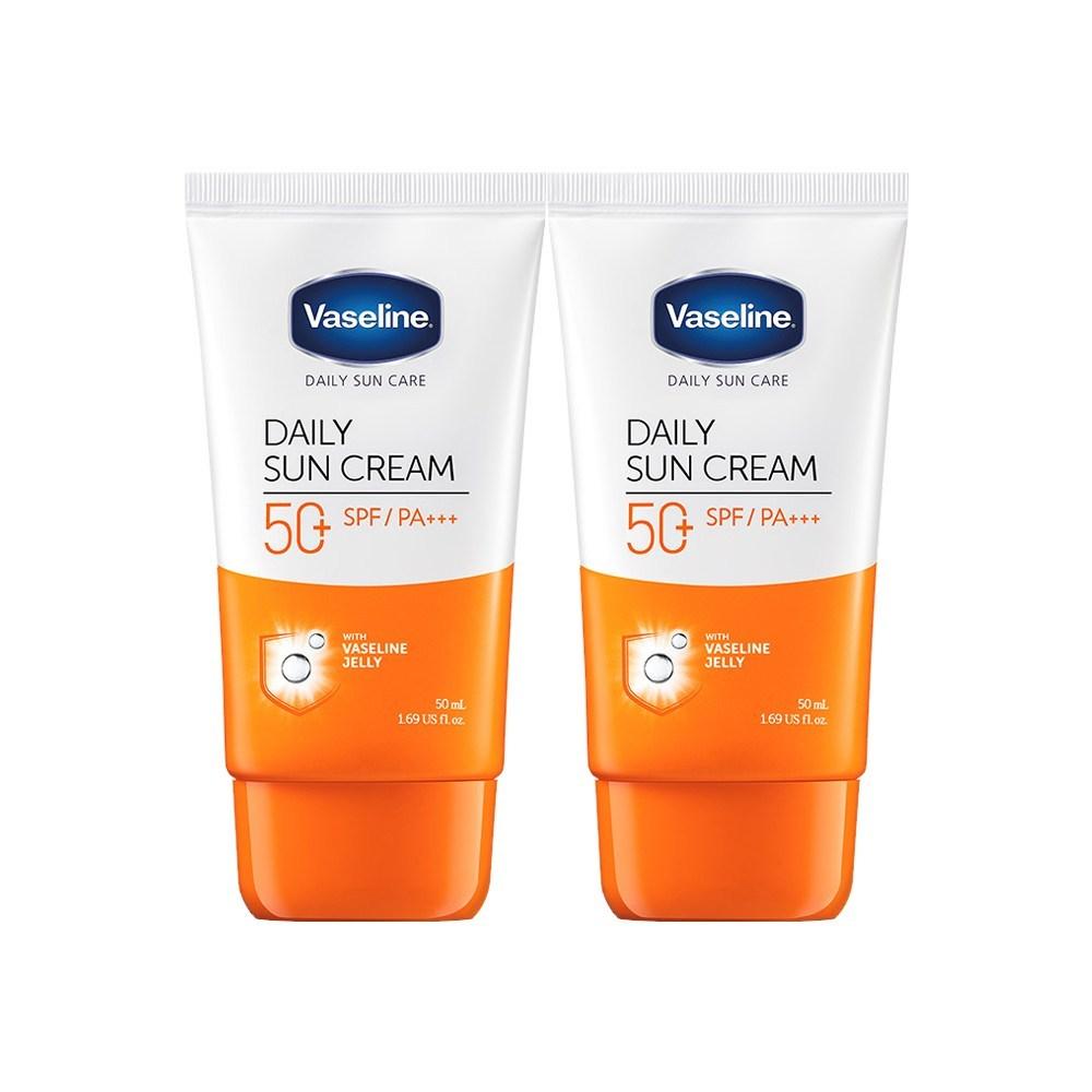 Vaseline Ежедневный солнцезащитный крем SPF50+ PA+++, 50 мл, 2 шт.