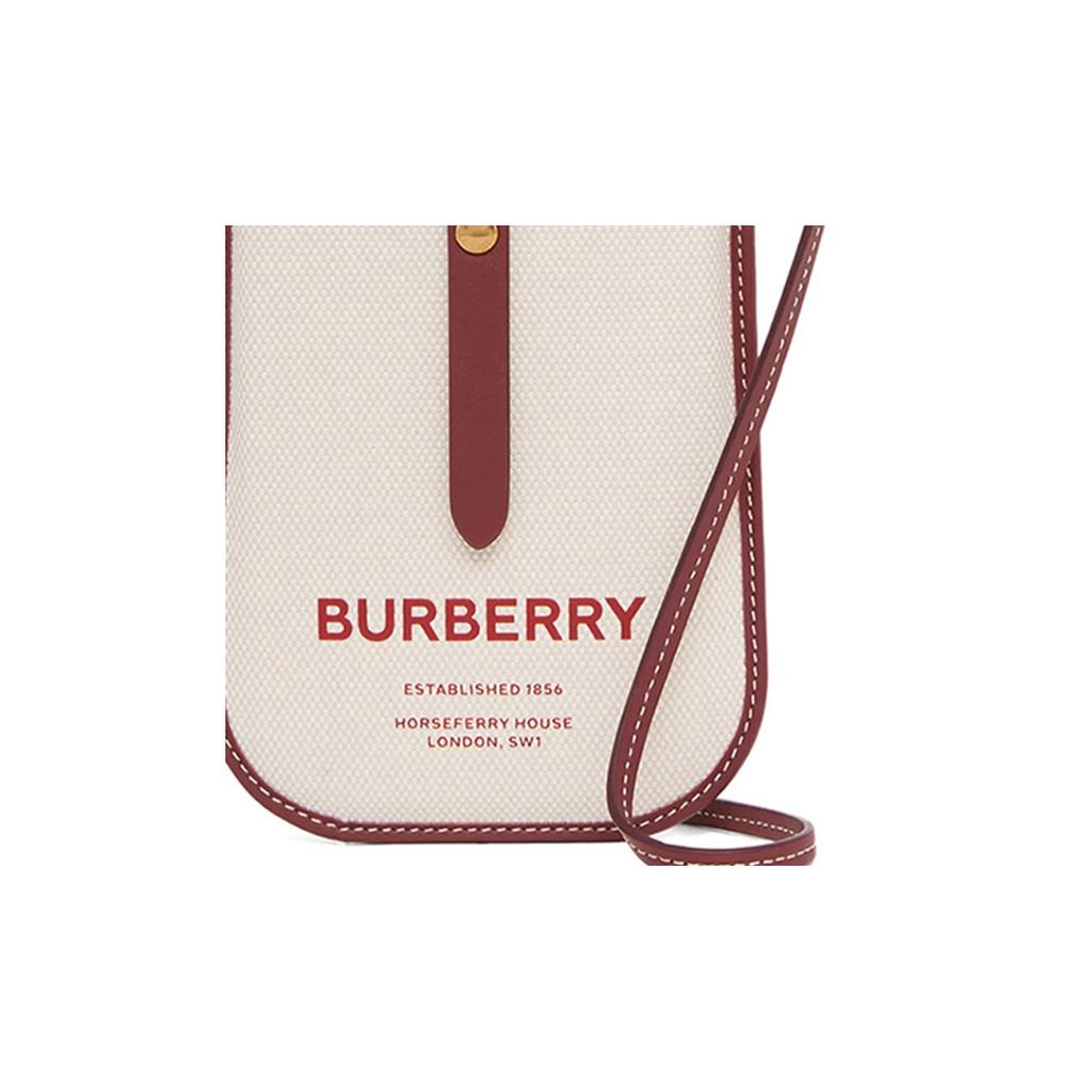 Burberry Хлопок с принтом букв Чехол на телефон Anne Сумка через плечо Рюкзак Однотонный Цветовой блок Женские сумки 8036713